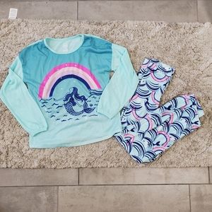 Wonder Nation Girls Sleep Set, Size L 10-12